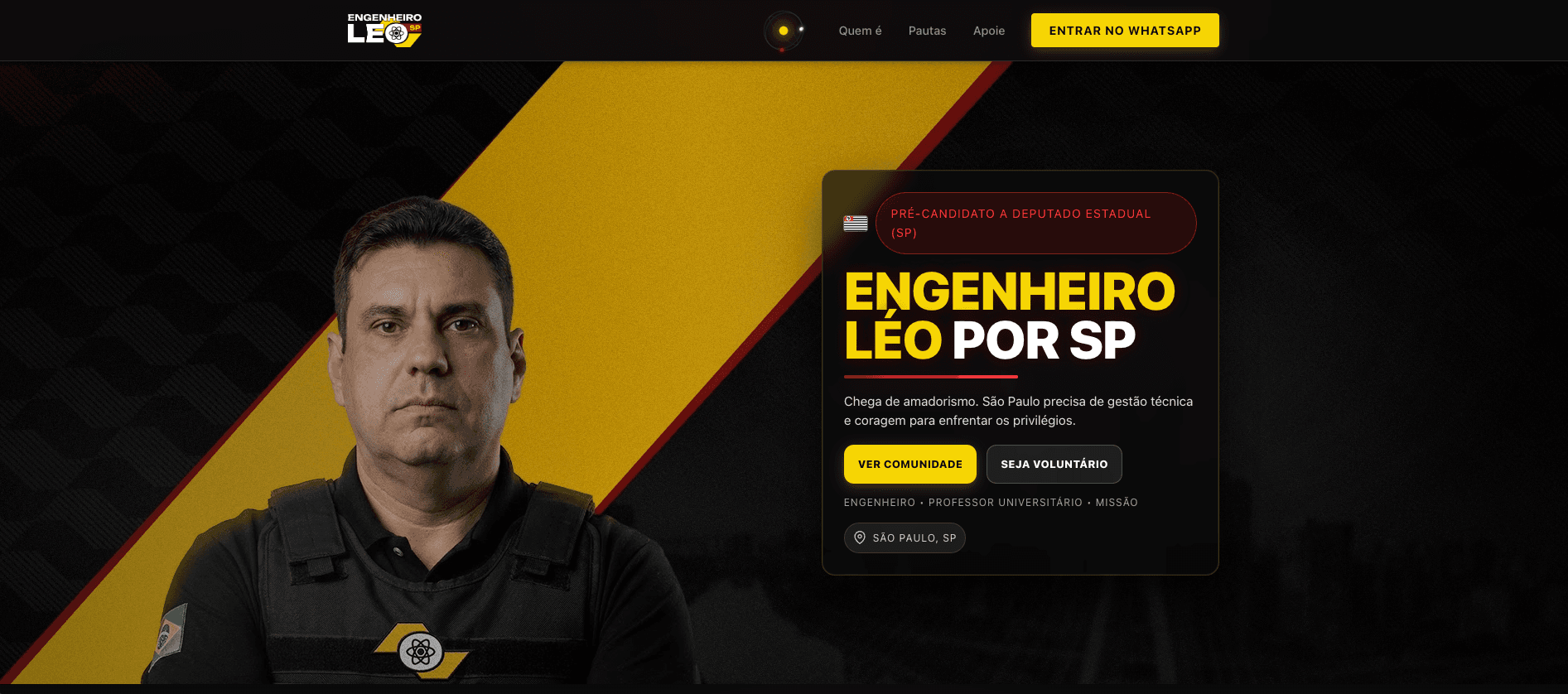 Landing Page Engenheiro Leo
